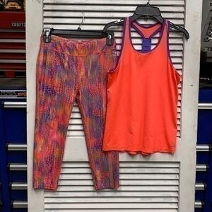 Avia Tank & BCG Capri Legging Set size Large